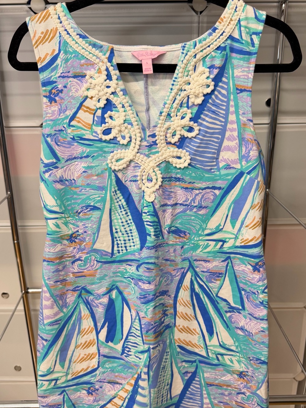 Lilly Pulitzer Harper Shift Dress in Aboat Time Print